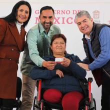 El trabajo coordinado entre Gobierno Federal y Estatal permitió incrementar el alcance de la Pensión para el Bienestar de las Personas con Discapacidad, haciéndola universal.