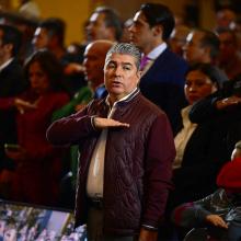 El secretario de Bienestar, Juan Carlos González Romero asistió a la toma de protesta y abanderamiento a la delegación de atletas y paratletas mexiquenses.